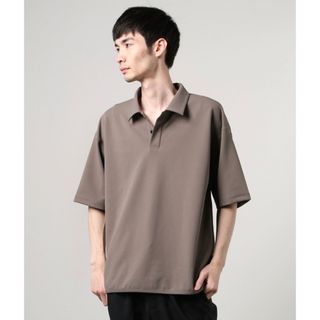 ビューティアンドユースユナイテッドアローズ(BEAUTY&YOUTH UNITED ARROWS)のBY アムンゼン ダブルフェイス ワイド ポロシャツ(ポロシャツ)