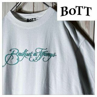 【良品 L】ボット BOTT ブレックファスト プリント Tシャツ 白(Tシャツ/カットソー(半袖/袖なし))