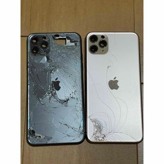 IPHONE 11PRO MAXのバックパネル2枚(スマートフォン本体)