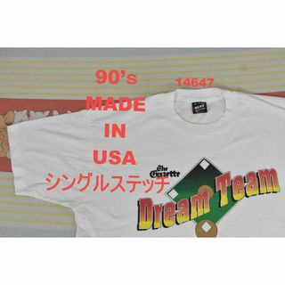 スクリーンスターズ(SCREEN STARS)の90’ｓ Tシャツ t14647 USA製 シングルステッチ ビンテージ 80(Tシャツ/カットソー(半袖/袖なし))