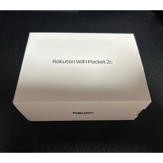 ゼットティーイー(ZTE)の【新品•未開封】Rakuten WiFi Pocket 2c 黒(PC周辺機器)