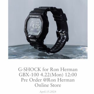 ロンハーマン(Ron Herman)のG-SHOCK for Ron Herman GBX-100(腕時計(デジタル))