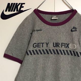 ナイキ(NIKE)の【ヴィンテージ】ナイキ　大人気リンガーTシャツ　希少　K977(Tシャツ/カットソー(半袖/袖なし))