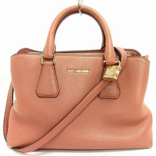 マイケルコース(Michael Kors)のマイケルコース 2WAY ハンドバッグ ショルダー レザー 鞄 ピンク(ショルダーバッグ)