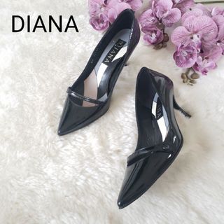 ダイアナ(DIANA)のDIANAエナメルパンプス 23cm(ハイヒール/パンプス)