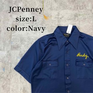 J.C.PENNEY - JCPenney 半袖シャツ ストアブランド 70年代 70’s アメカジ 古着