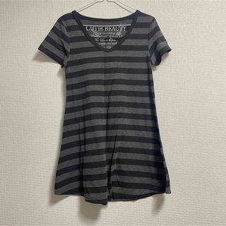 Tシャツ　ボーダー　L(Tシャツ(半袖/袖なし))