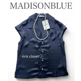 MADISONBLUE - 【新品タグ付】MADISONBLUE フレンチスリーブ ブラウス  とろみ 01