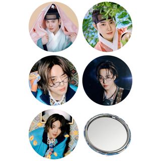 EXO エクソ スホ グッズ コンパクトミラー ハンドミラー 鏡 韓国ドラマ(アイドルグッズ)