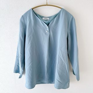 アオヤマ(青山)の七分袖ブラウス＊９号＊洋服の青山/アンカーウーマン(シャツ/ブラウス(長袖/七分))