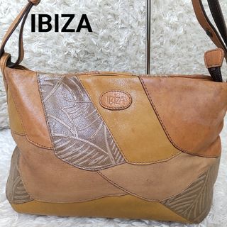 IBIZA - IBIZA イビザ パッチワーク ショルダーバッグ ワンショルダー レザー 本革