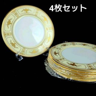 ノリタケ(Noritake)の未使用 ◆ ノリタケ　インペリアルスイート　デザートプレート　4枚　22㎝　中皿(食器)