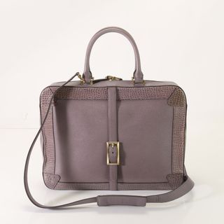 美品 カミーユ フォルネ CAMILLE FOURNET クロコダイル レザー 2WAY 書類鞄 ショルダー ビジネス トート 通勤 A4 メンズ BBB 0621-1E6