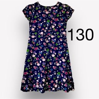 タルボット(TALBOTS)のタルボット キッズ マルチドット 小花 ワンピース  7（130）(ワンピース)