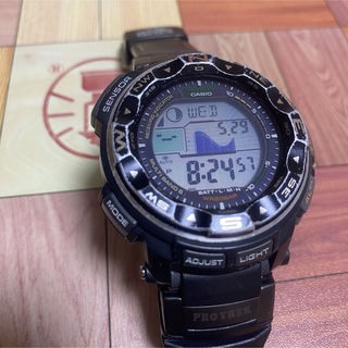 カシオ(CASIO)の生産完了 CASIO PRW-2500-1JF 国内正規品 電波ソーラー(腕時計(デジタル))