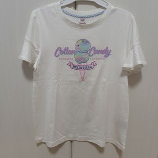 メゾピアノジュニア(mezzo piano junior)の新品メゾピアノジュニアアイスTシャツM（150）(Tシャツ/カットソー)