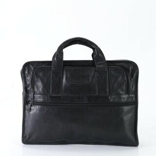 トゥミ(TUMI)のTUMI トゥミ レザー ビジネス バッグ 書類鞄 ブリーフケース トート 通勤 本革 ブラック 黒 紳士 A4 メンズ EFM H9-9(ビジネスバッグ)