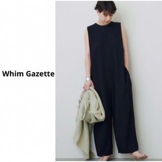 ウィムガゼット(Whim Gazette)のWhim Gazette 二重織ノースリーブジャンプスーツ(サロペット/オーバーオール)