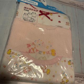 新品　女の子　タンクトップ　90サイズ3枚組