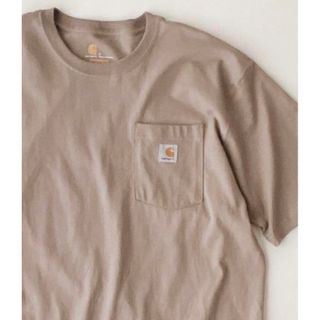 カーハート(carhartt)の【L】カーハート   半袖Tシャツ　ベージュ　ビッグシルエット(Tシャツ/カットソー(半袖/袖なし))