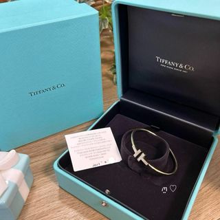 ティファニー(Tiffany & Co.)のティファニー　Tワイヤーブレスレット　マザーオプパール　K18イエローゴールド(ブレスレット/バングル)