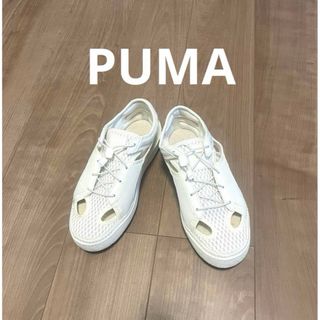 プーマ(PUMA)のプラットフォーム トレース ライト ミュール  アイボリー(サンダル)