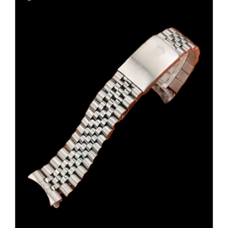 腕時計ベルト　ジュビリー ブレスレット&ロゴバックル ラグ幅20mm -③(金属ベルト)