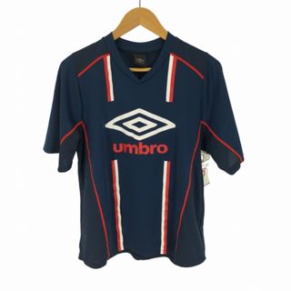 UMBRO - UMBRO(アンブロ) ロゴプリント Vネック ゲームシャツ メンズ トップス