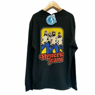 ヒステリックグラマー(HYSTERIC GLAMOUR)の✨先着1点限り✨hysteric glamour ロングTシャツ ブラック M(Tシャツ(長袖/七分))