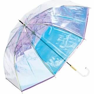 【色: ピンク】Wpc. 雨傘 [ビニール傘] パイピング シャイニー ピンク (その他)