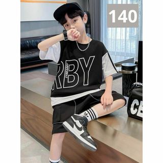 男の子　レイヤードセットアップ　140(Tシャツ/カットソー)