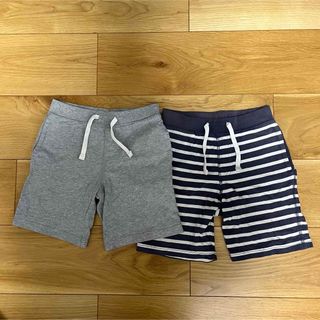 ギャップキッズ(GAP Kids)のGAP ボーダー ハーフパンツ  2枚組 105サイズ (パンツ/スパッツ)