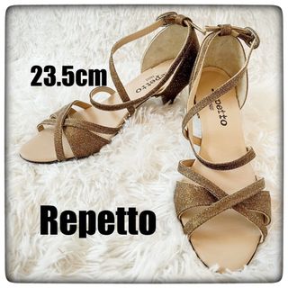 Repetto ラメ サンダル size23.5cm