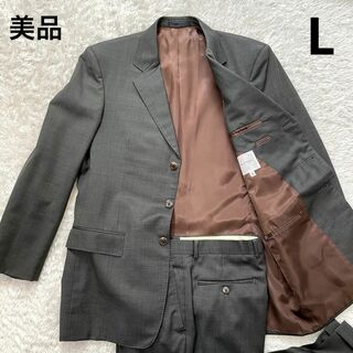 【美品】アプレセイズ SUPER100'S  Lサイズ  REDA  スーツ(セットアップ)