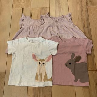 UNIQLO - 80cm Tシャツ 半袖 4枚まとめ売り 