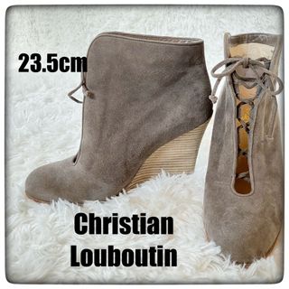 クリスチャンルブタン(Christian Louboutin)のChristian Louboutin ウェッジパンプス size 23.5cm(ハイヒール/パンプス)