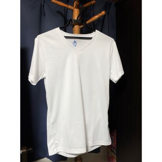 ルコックスポルティフ(le coq sportif)のle coq sportif ドライ 半袖 白 ホワイト M メンズ(Tシャツ/カットソー(半袖/袖なし))