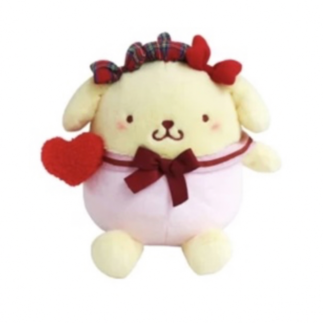 ポムポムプリン(ポムポムプリン)のポムポムプリン ぬいぐるみ(リボンラブ) エンタメ/ホビーのおもちゃ/ぬいぐるみ(ぬいぐるみ)の商品写真