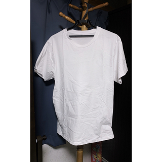 メンズ Tシャツ 白 ホワイト LL XL 無地 シンプル 夏 半袖(Tシャツ/カットソー(半袖/袖なし))