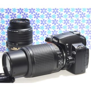 ニコン(Nikon)の極美品★Nikon D60 ダブルズームキット★高画質★初心者おすすめ★(デジタル一眼)