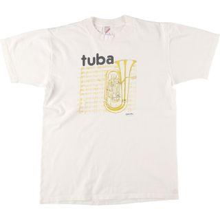 ジャージーズ(JERZEES)の古着 90年代 ジャージーズ Jerzees tuba プリントTシャツ USA製 メンズL ヴィンテージ /eaa432632(Tシャツ/カットソー(半袖/袖なし))