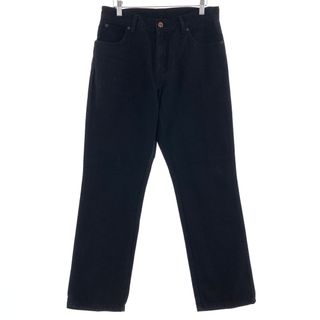 ラングラー(Wrangler)の古着 ラングラー Wrangler ブラックデニム ストレートデニムパンツ メンズw31 /eaa381141(デニム/ジーンズ)