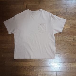 Ron Herman - broaderベイシックワイドポケット Tシャツ　ベージュ