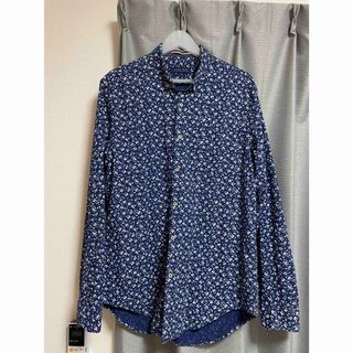 ザラ(ZARA)のザラ ZARAMAN 長袖シャツ 花柄 XL(シャツ)