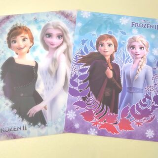 アナトユキノジョオウ(アナと雪の女王)のディズニー　アナと雪の女王　下敷き２枚　(e045)(キャラクターグッズ)