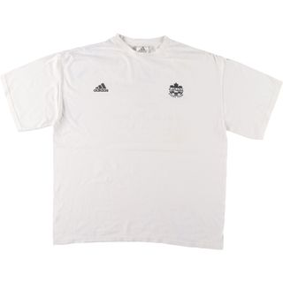 アディダス(adidas)の古着 00年代 アディダス adidas スポーツプリントTシャツ メンズL /eaa451446(Tシャツ/カットソー(半袖/袖なし))