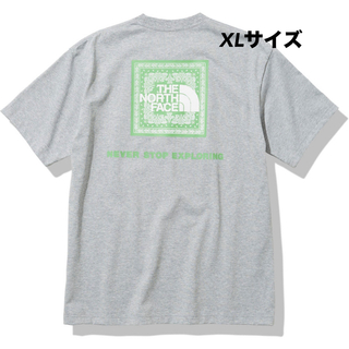 THE NORTH FACE - 【希少XLサイズ‼️】ノースフェイス バンダナ スクエアロゴ Tシャツ