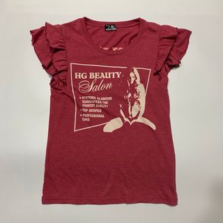 ヒステリックグラマー(HYSTERIC GLAMOUR)のヒステリックグラマー Tシャツ ノースリーブ ヒスガール カットソー フリル(Tシャツ(半袖/袖なし))