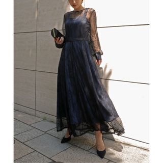 マイシャウティー(My shawty)の＊美品＊ マイシャウティー michel lace day dress(ロングドレス)