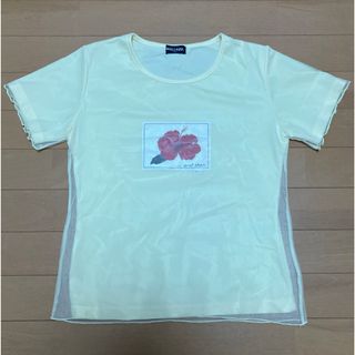 Tシャツ　イエロー　ハイビスカス　160(Tシャツ/カットソー)